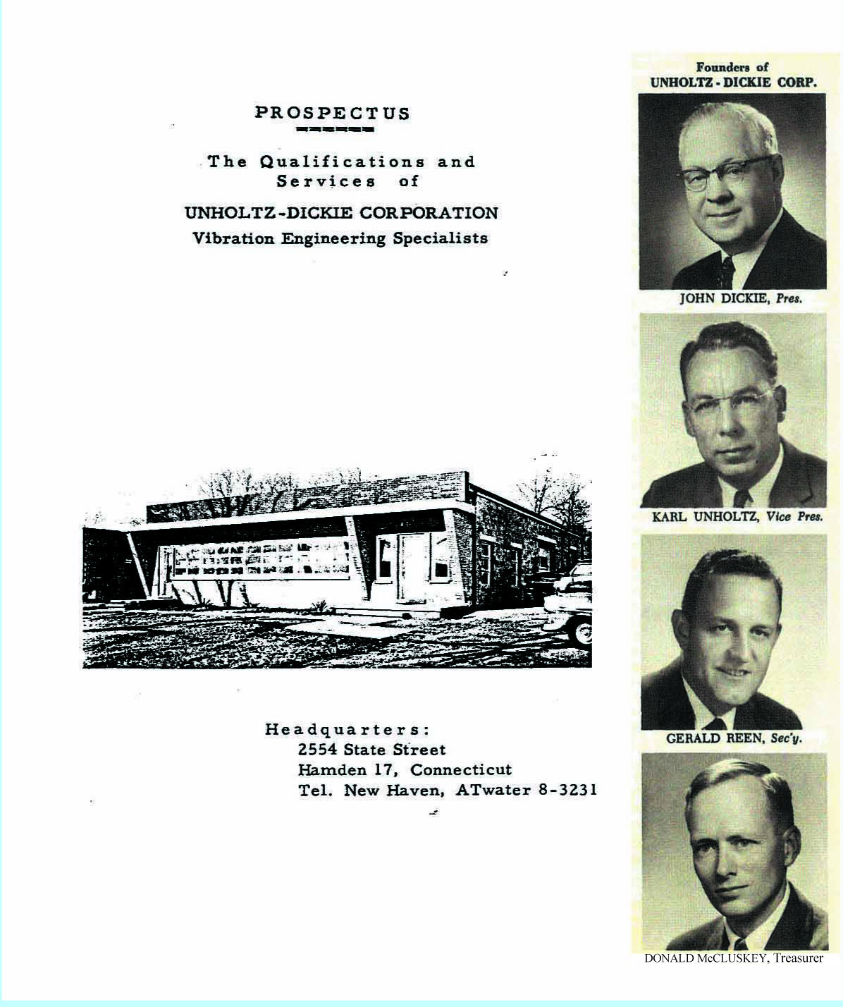 Unholtz-Dickie Corporation in 1940